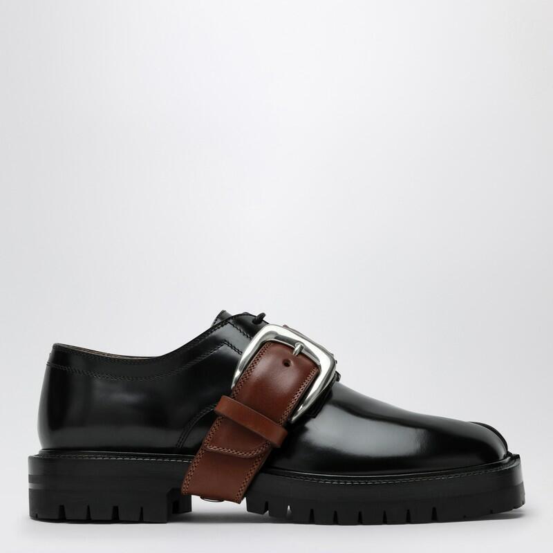 Maison Margiela Black Tabi derby with strap Cover