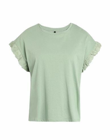 Only Woman T-shirt Sage green Cotton Cover