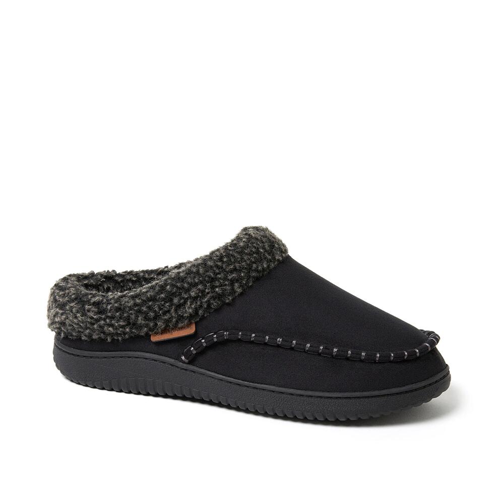 Dearfoams Marshall Berber Cuff Clog Slipper | Men's | Black Cover