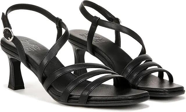 Naturalizer Galaxy (Black Smooth Faux Leather) Women's Sandals Cover