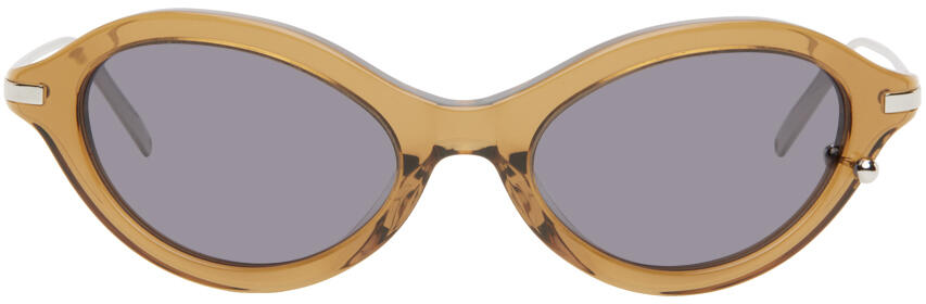 Justine Clenquet SSENSE Exclusive Brown Neve Sunglasses Cover