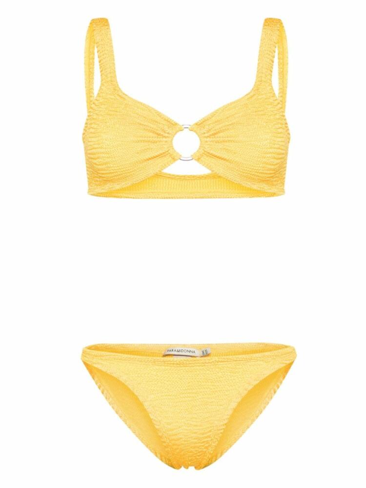 PARAMIDONNA Irina crinkled bikini set - Yellow Cover