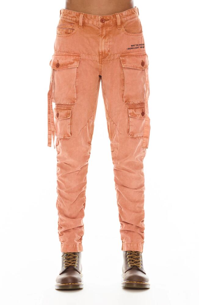 Cult of Individuality Rocker Slim Straight Leg Cargo Pants in Rust Cover