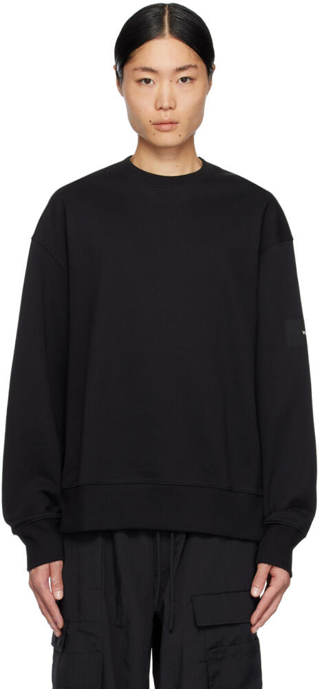 Y-3 Black Crewneck Sweatshirt Cover