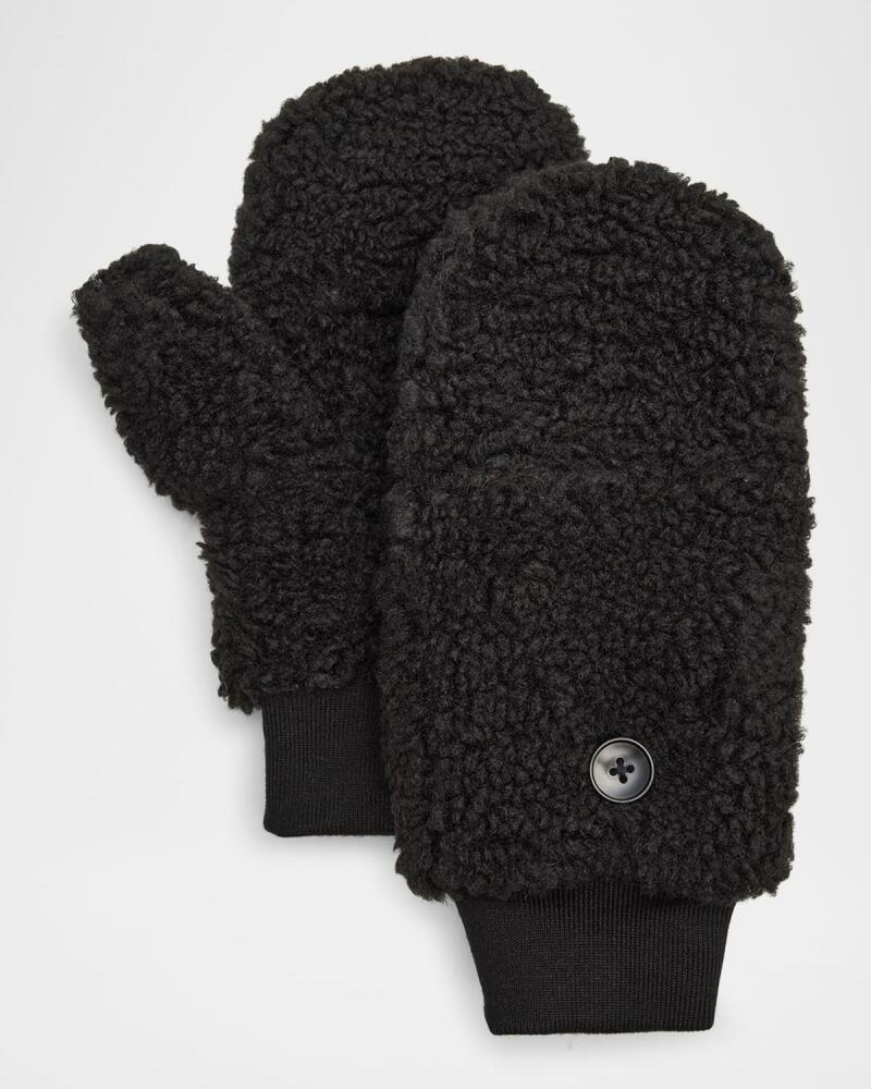 Jocelyn Faux Sherpa Flip-Top Mittens Cover