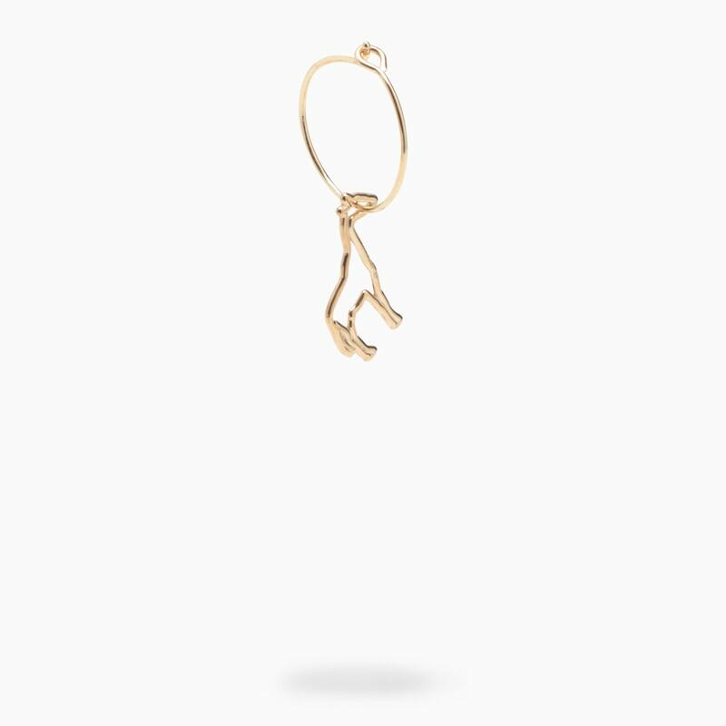 Aliita Gold earring with pendant Cover