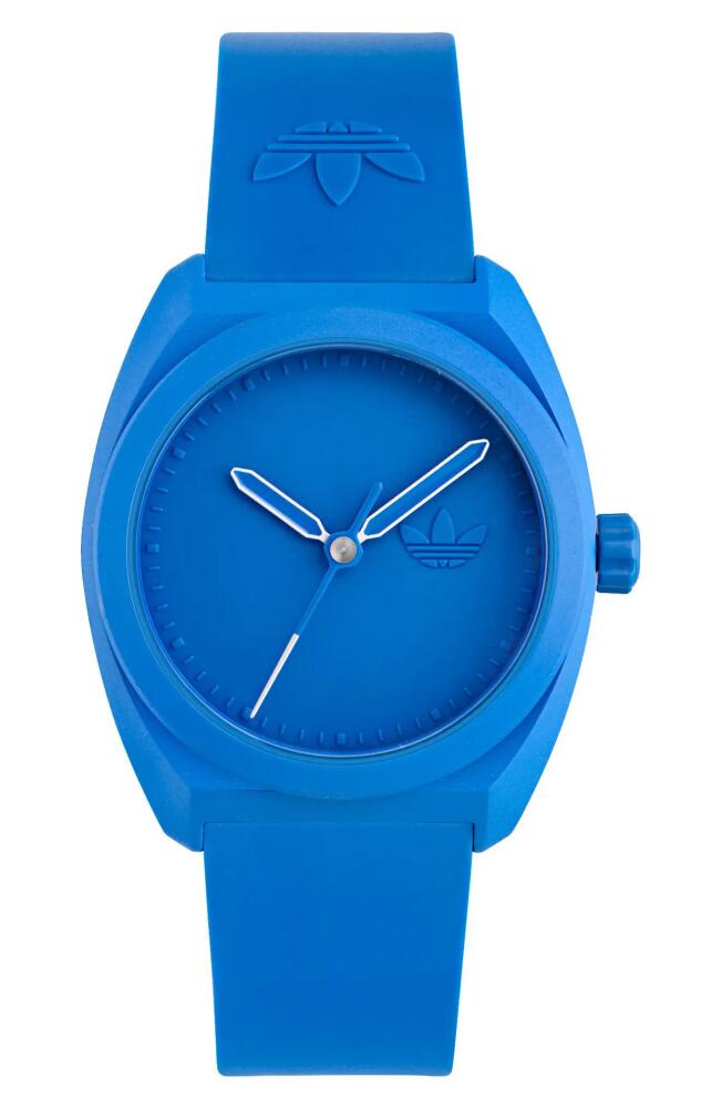 adidas AO Street Resin Strap Watch in Blue Cover