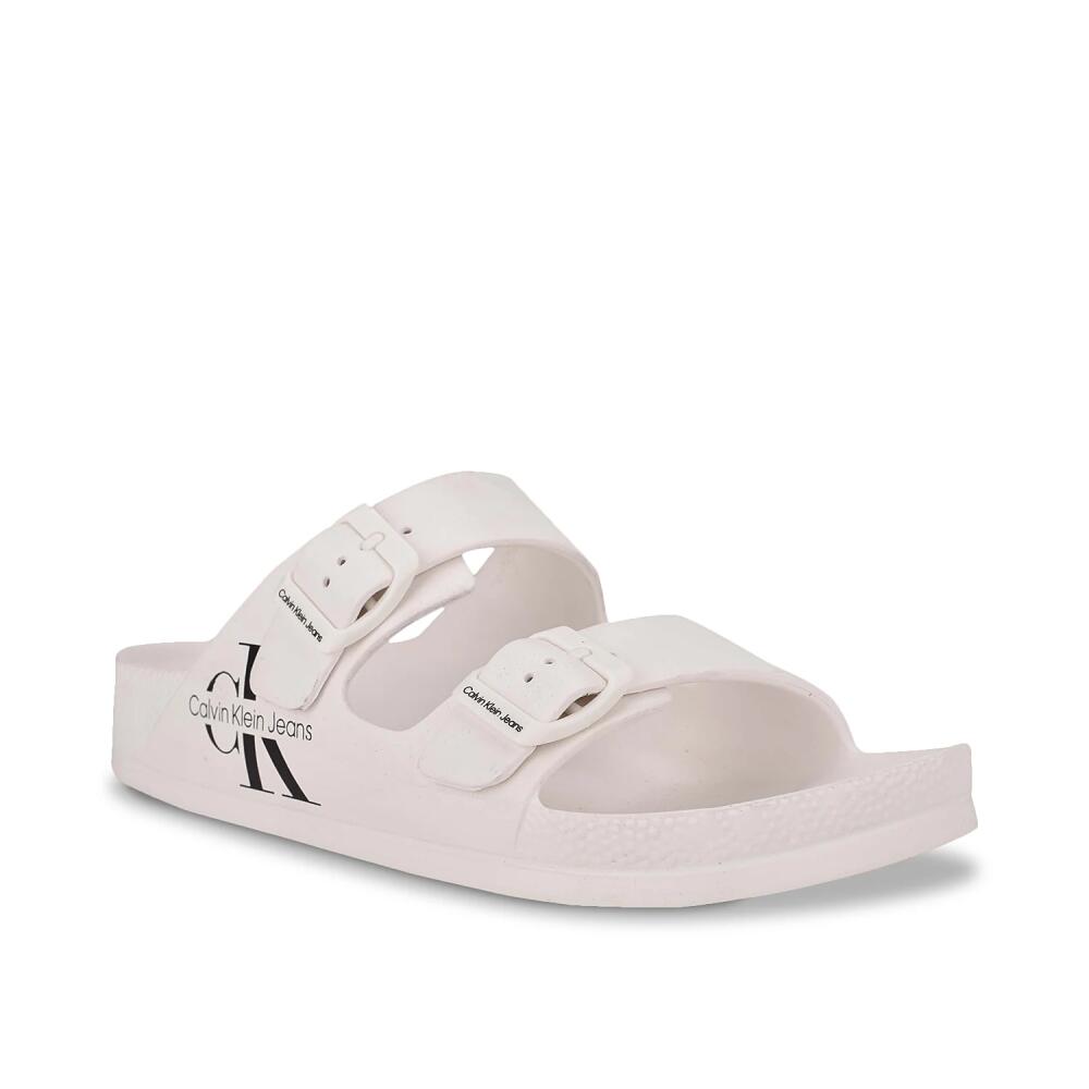 Calvin Klein Zion Slide Sandal | Men's | White Cover