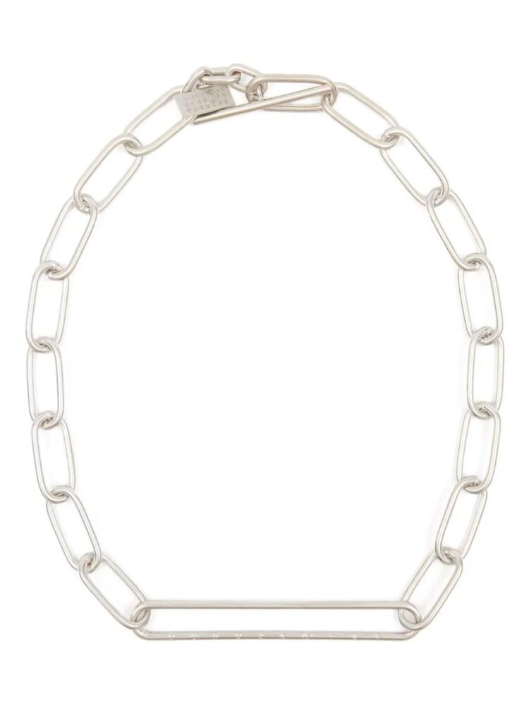 MM6 Maison Margiela chain-link necklace - Silver Cover