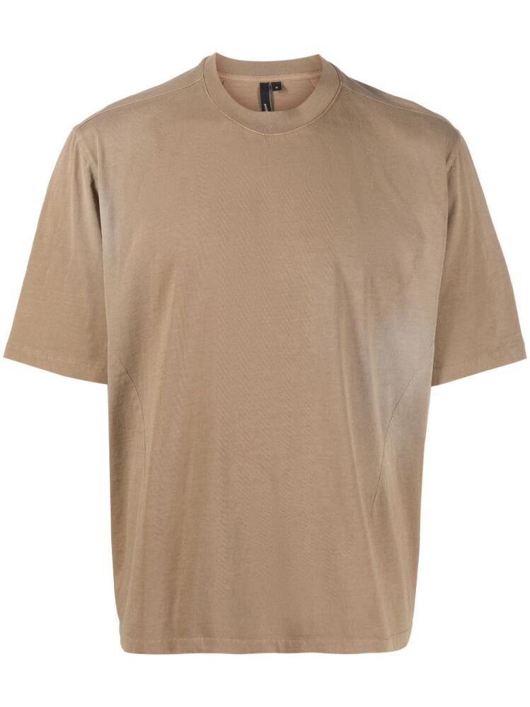 ENTIRE STUDIOS panelled short-sleeved T-shirt - Brown Cover