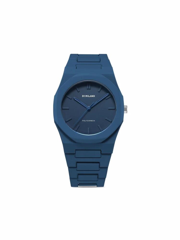 D1 Milano Polycarbon Navy Blue 40.5mm Cover