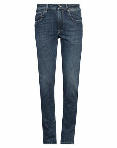 Dolce & gabbana Man Jeans Blue Cotton, Elastane, Zamak, Calfskin Cover