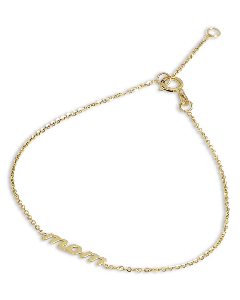 Moon & Meadow 14K Yellow Gold Mom Chain Bracelet Cover