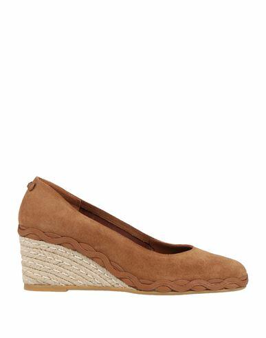 Ferragamo Woman Espadrilles Camel Calfskin Cover