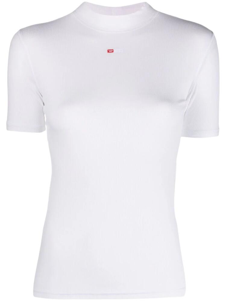 Diesel T-Mokky mock-neck T-shirt - White Cover