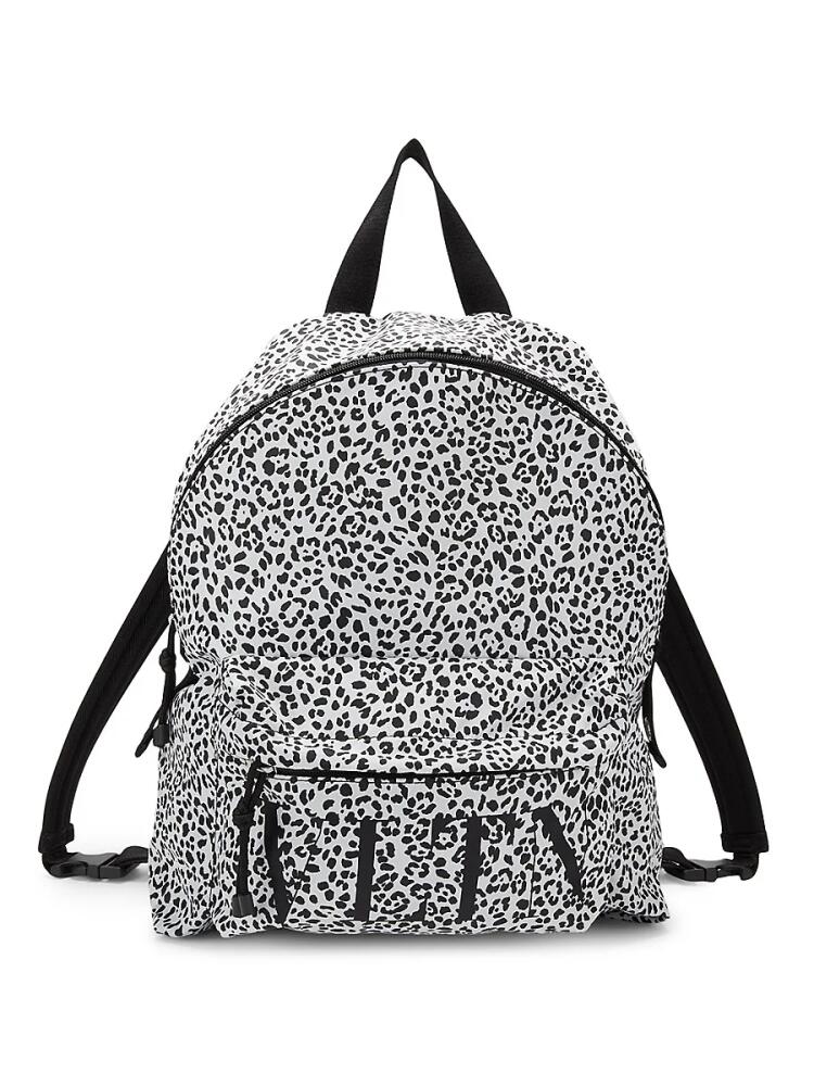 Valentino Garavani Men's Animal Print Backpack - Nero Cover