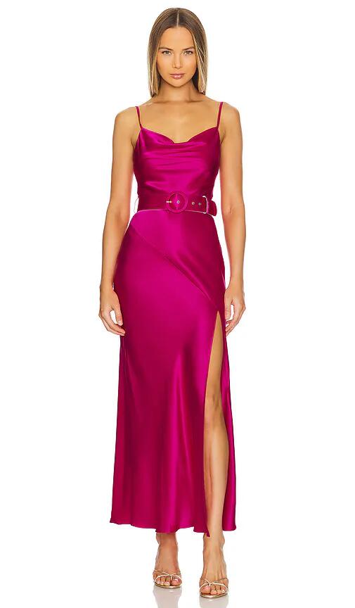 NICHOLAS x REVOLVE Simone Cowl Neck Gown in Fuchsia Cover