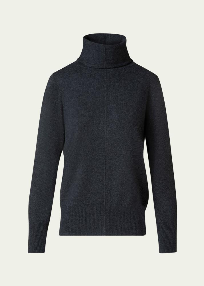 Akris Cashmere Wide Turtleneck Knit Sweater Cover