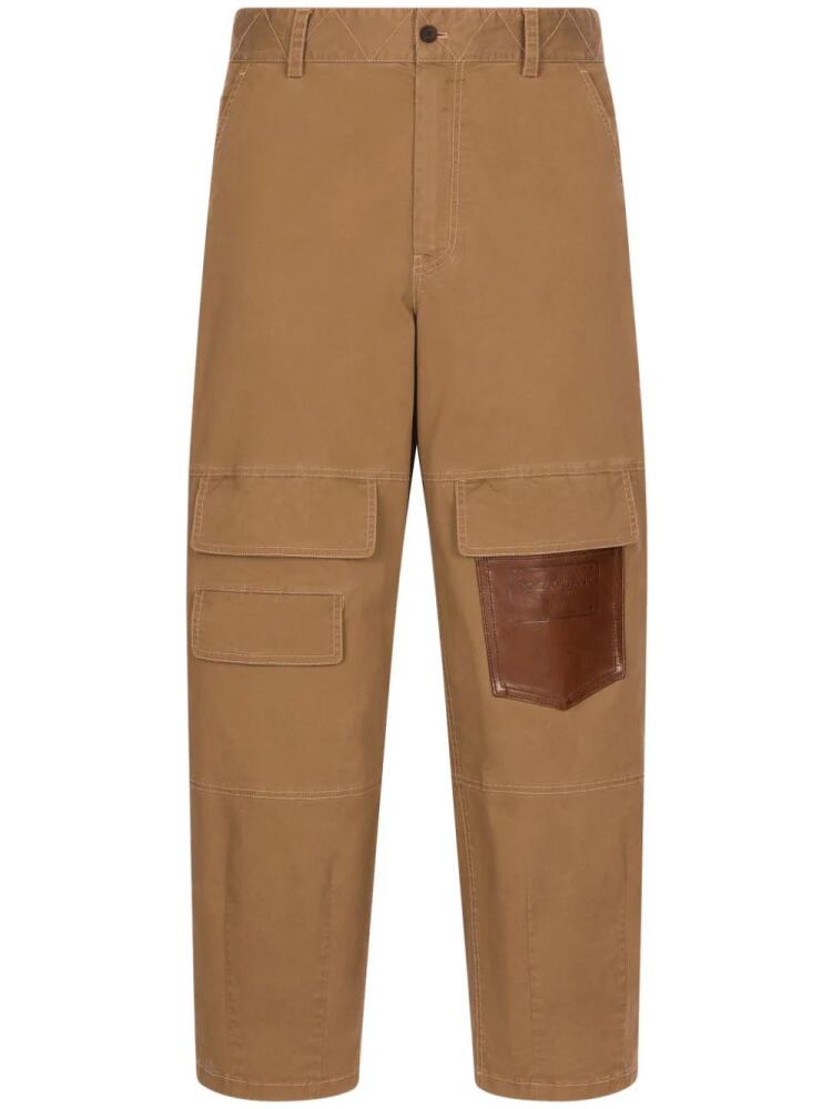 Dolce & Gabbana cotton-blend cargo pants - Brown Cover