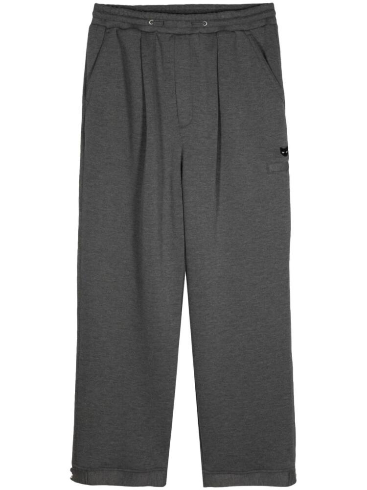 ZZERO BY SONGZIO Panther wide-leg track pants - Grey Cover