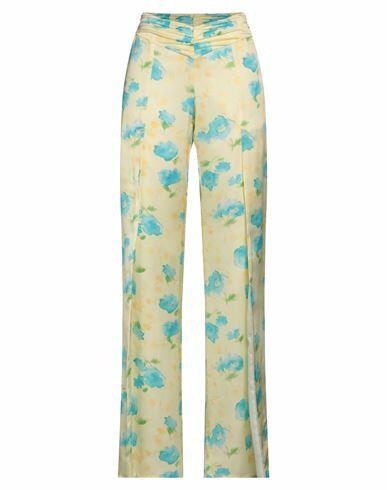 La Semaine Paris Woman Pants Light yellow Viscose Cover