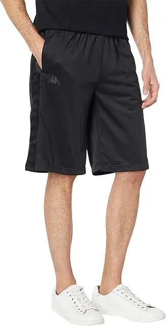 Kappa 222 Banda Treadwellz (Black/Black Jet) Men's Shorts Cover