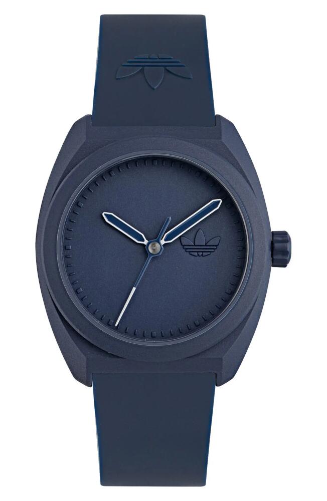 adidas AO Street Resin Strap Watch in Navy Cover