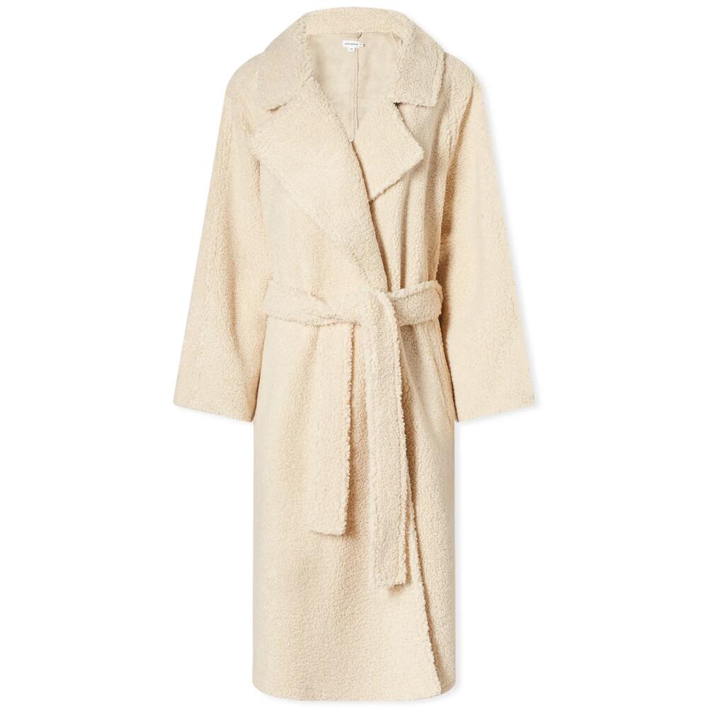 Good American Women's Uniform Trench Coat in Bone Cover