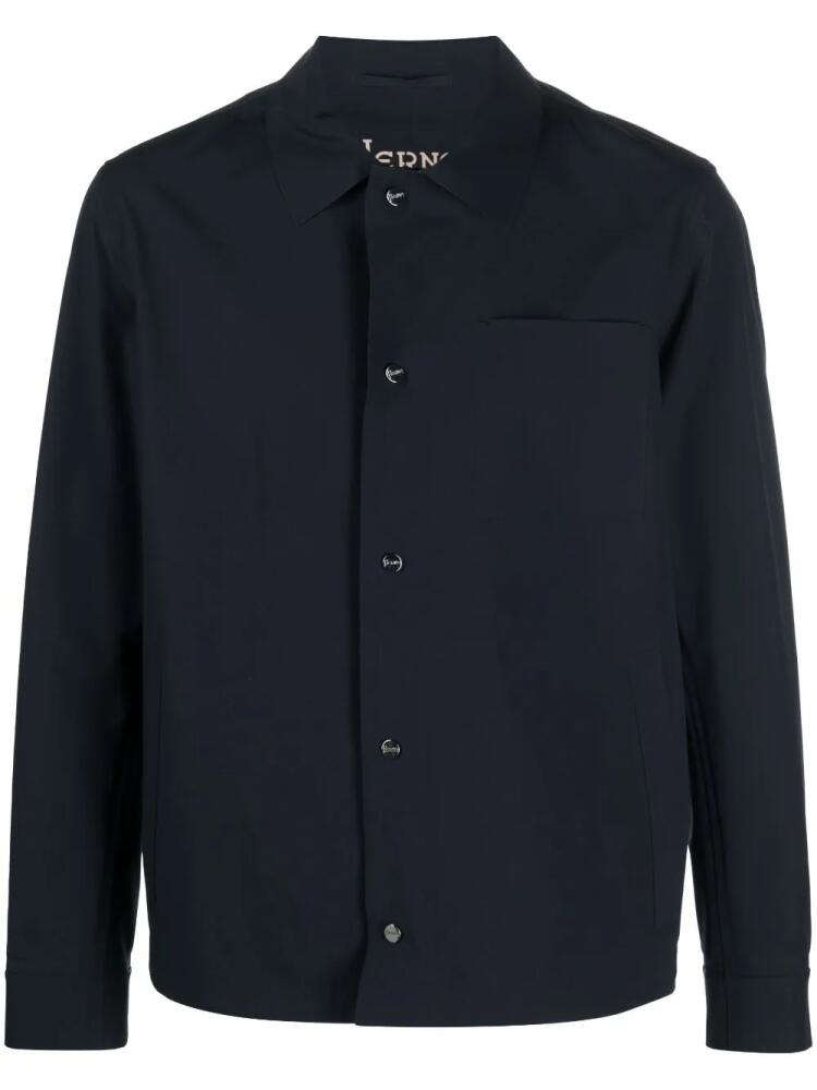 Herno plain shirt jacket - Blue Cover