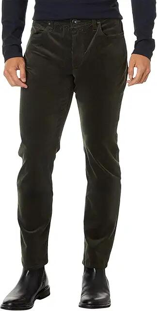 Paige Ederal Slim Straight Fit Stretch Corduroy Pants (Shaded Glen) Men's Clothing Cover