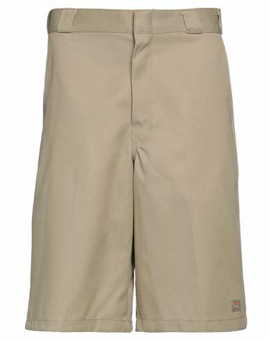 Dickies Man Shorts & Bermuda Shorts Sage green Polyester, Cotton Cover