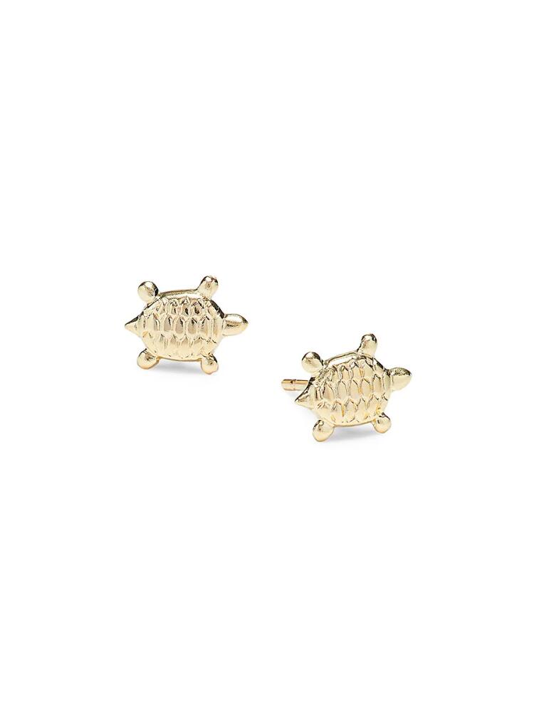 Saks Fifth Avenue Women's 14K Yellow Gold Turtle Stud Earrings Cover