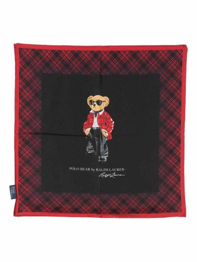 Polo Ralph Lauren Polo Bear silk scarf - Black Cover