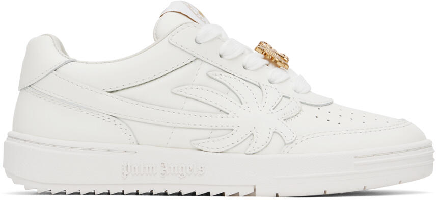 Palm Angels White Palm Beach University Sneakers Cover