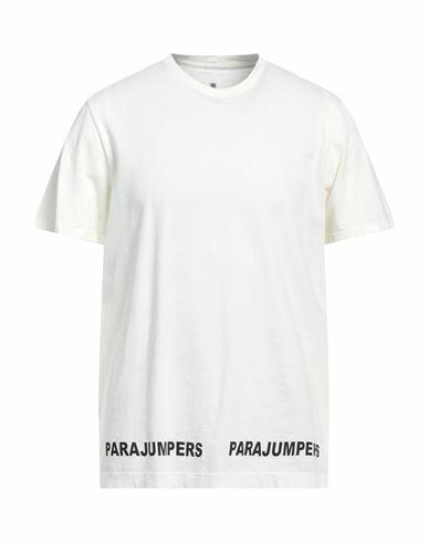 Parajumpers Man T-shirt Off white Cotton Cover