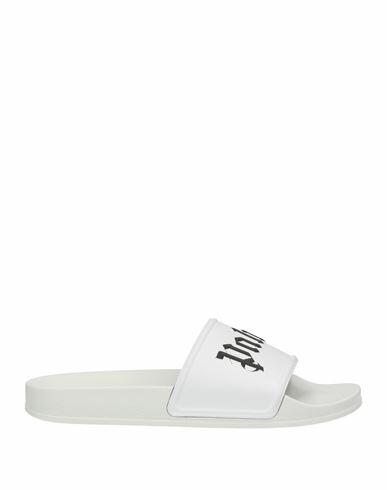 Palm Angels Man Sandals White Rubber Cover