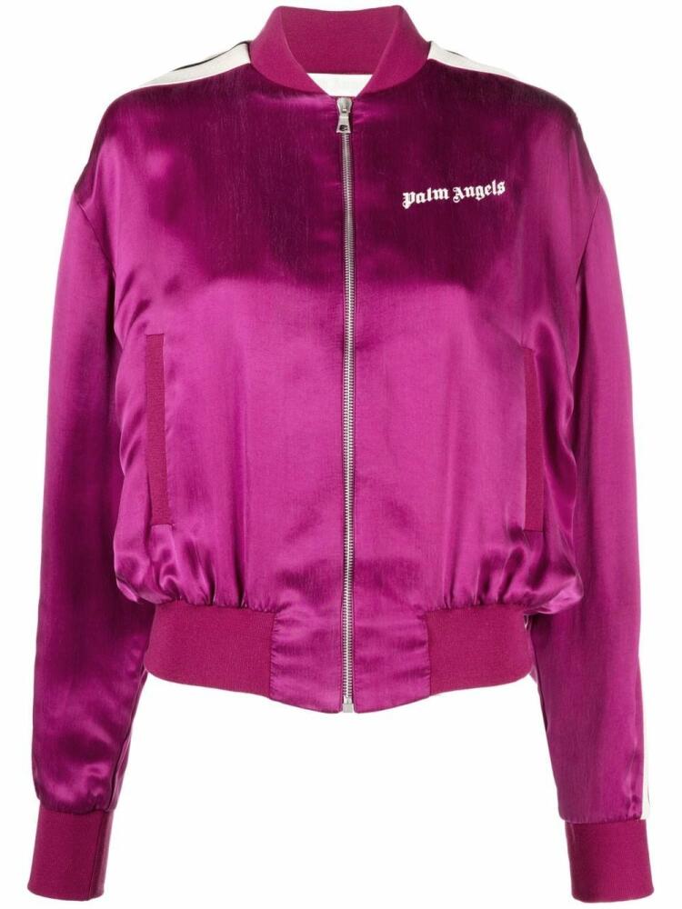 Palm Angels zip-fastening bomber jacket - Pink Cover