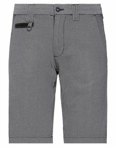 Yes Zee By Essenza Man Shorts & Bermuda Shorts Steel grey Cotton, Elastane Cover