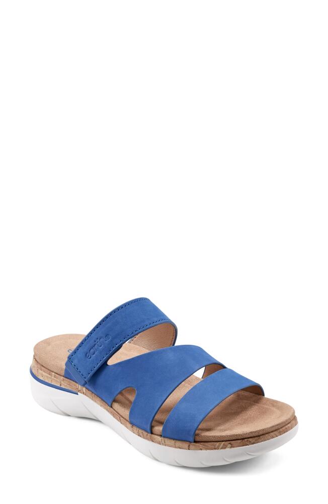 Earth Ralli Platform Slide Sandal in Dark Blue Cover