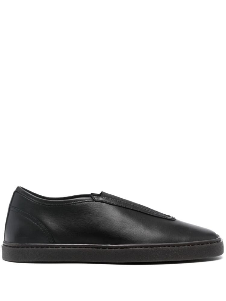 LEMAIRE leather slip-on sneakers - Black Cover