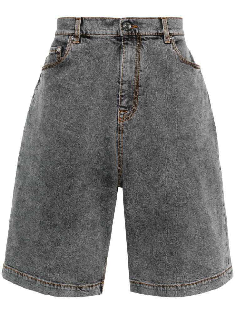 ETRO Pegaso denim shorts - Grey Cover