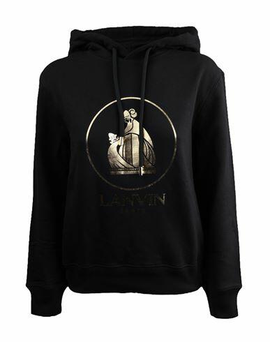 Lanvin Lanvin Sweatshirt Hoodie With Logo Woman Sweatshirt Black Cotton Cover