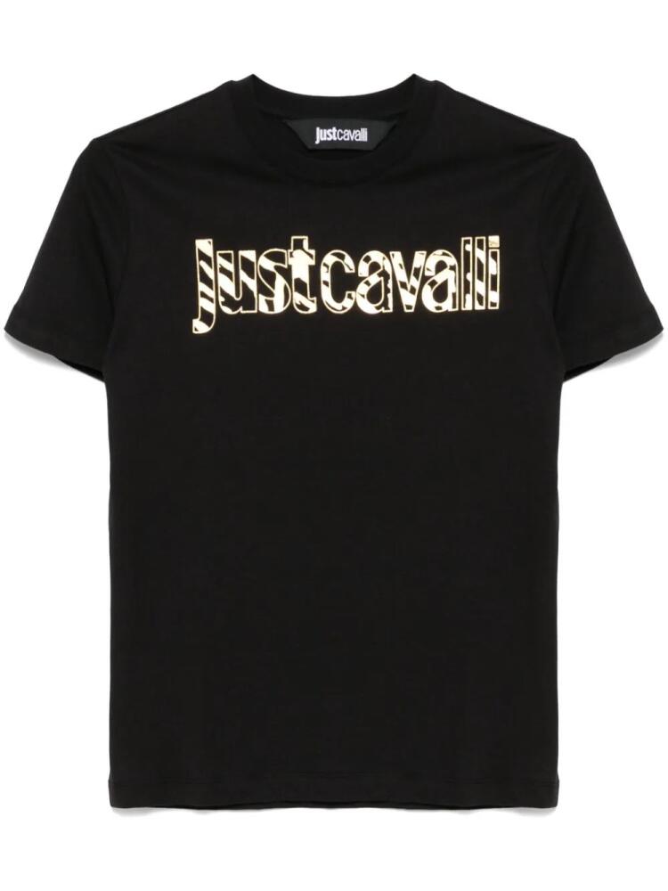 Just Cavalli logo-print T-shirt - Black Cover