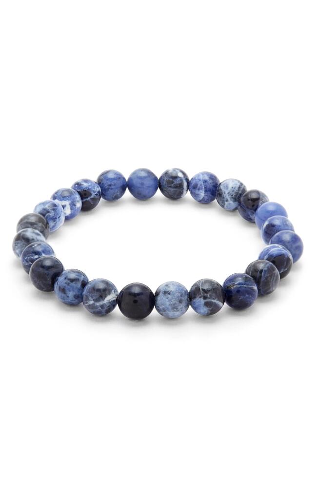 Brook and York Men's Sodalite Bead Bracelet in Blue Cover