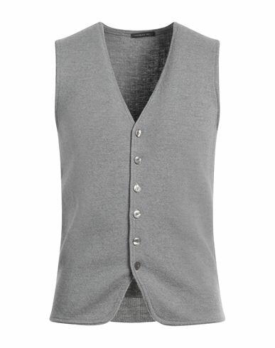 Thomas Reed Man Cardigan Grey Merino Wool Cover