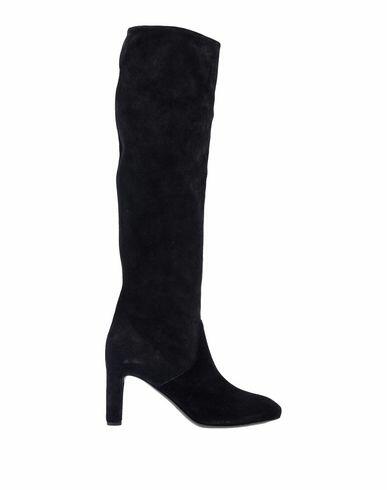 Del Carlo Woman Boot Black Soft Leather Cover