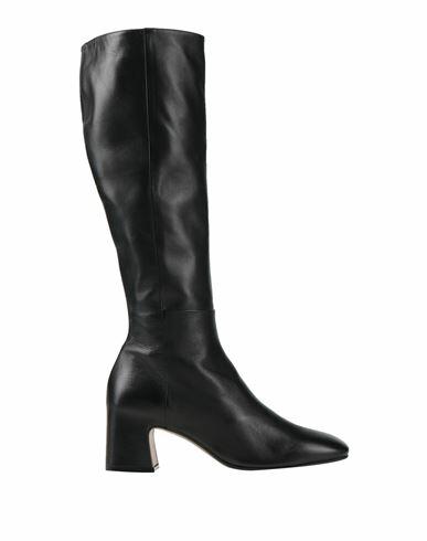 Mara Bini Woman Boot Black Leather Cover