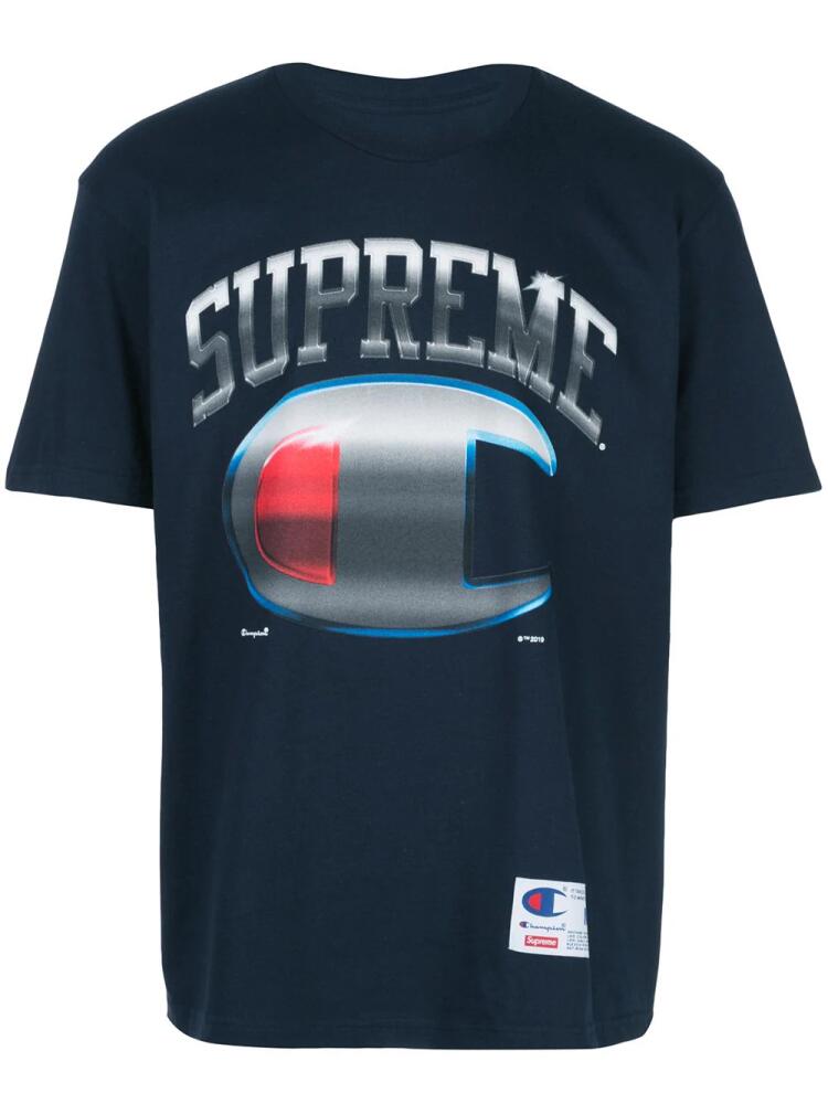 Supreme Champion Chrome short-sleeve T-shirt - Black Cover