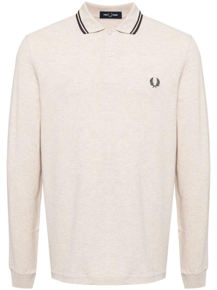 Fred Perry polo collar shirt - Neutrals Cover