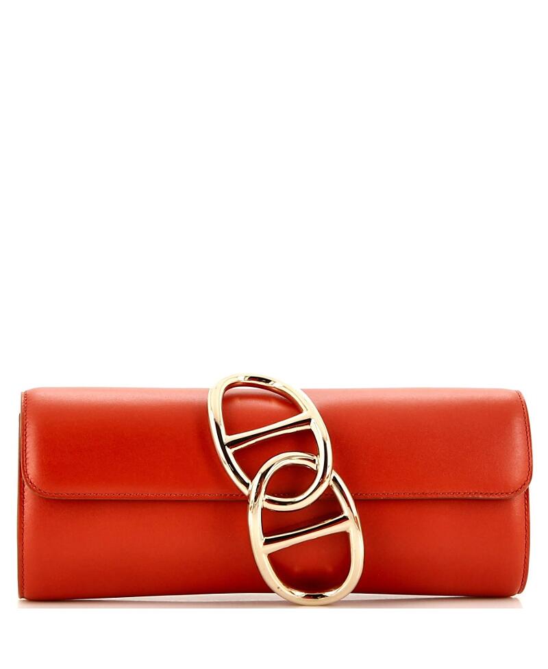 Pre-Owned Hermes Egee Clutch Tadelakt Cover